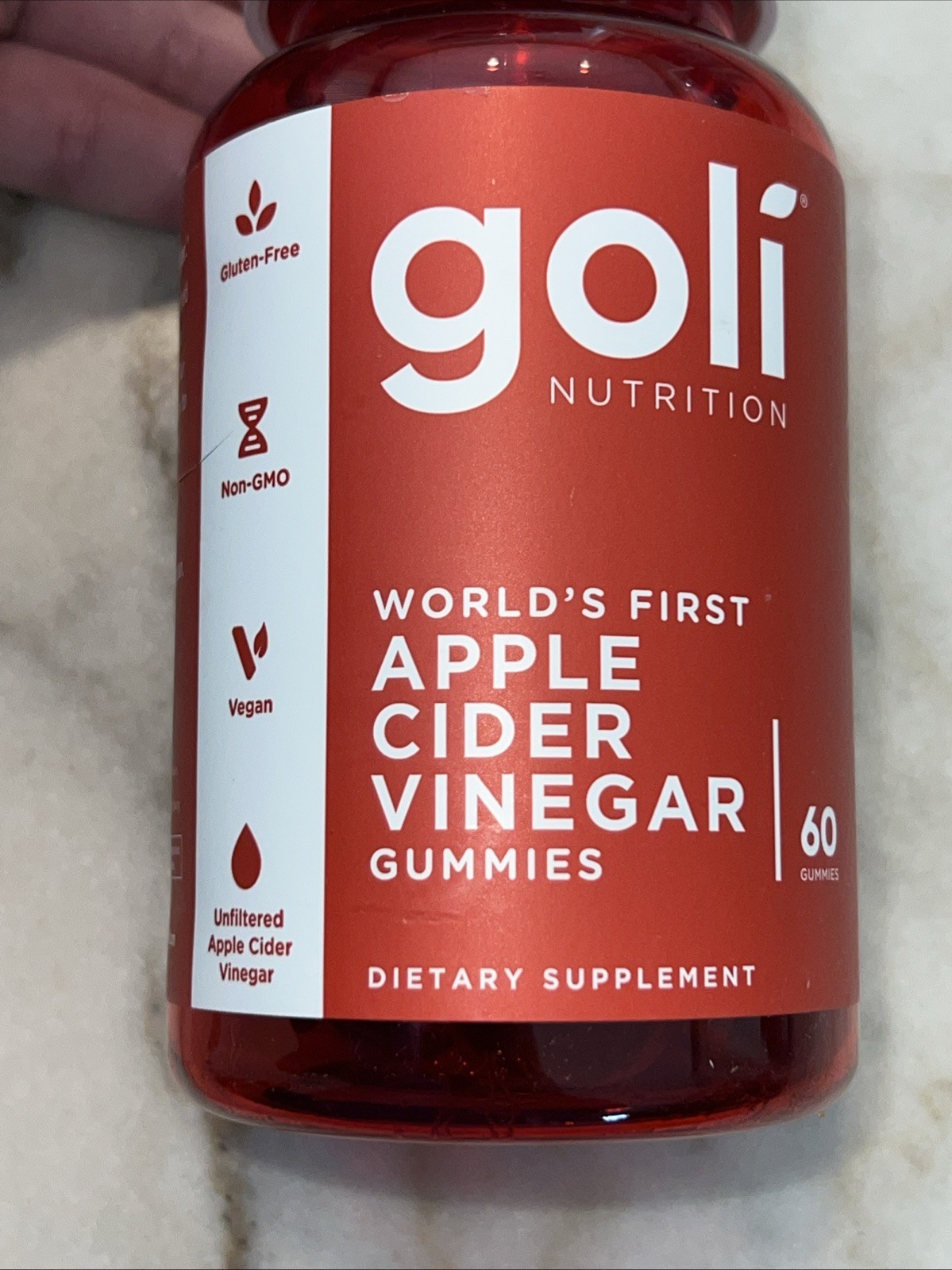 Goli Nutrition Apple Cider Vinegar Vegan Gummies – 60ct Lot of 2 exp 03/2027
