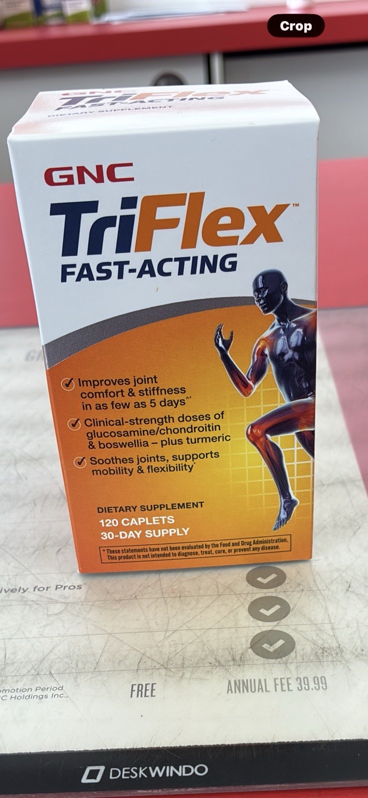 GNC TriFlex Fast-Acting Glucosamine Chondroitin Boswellia Turmeric 120 Caplets