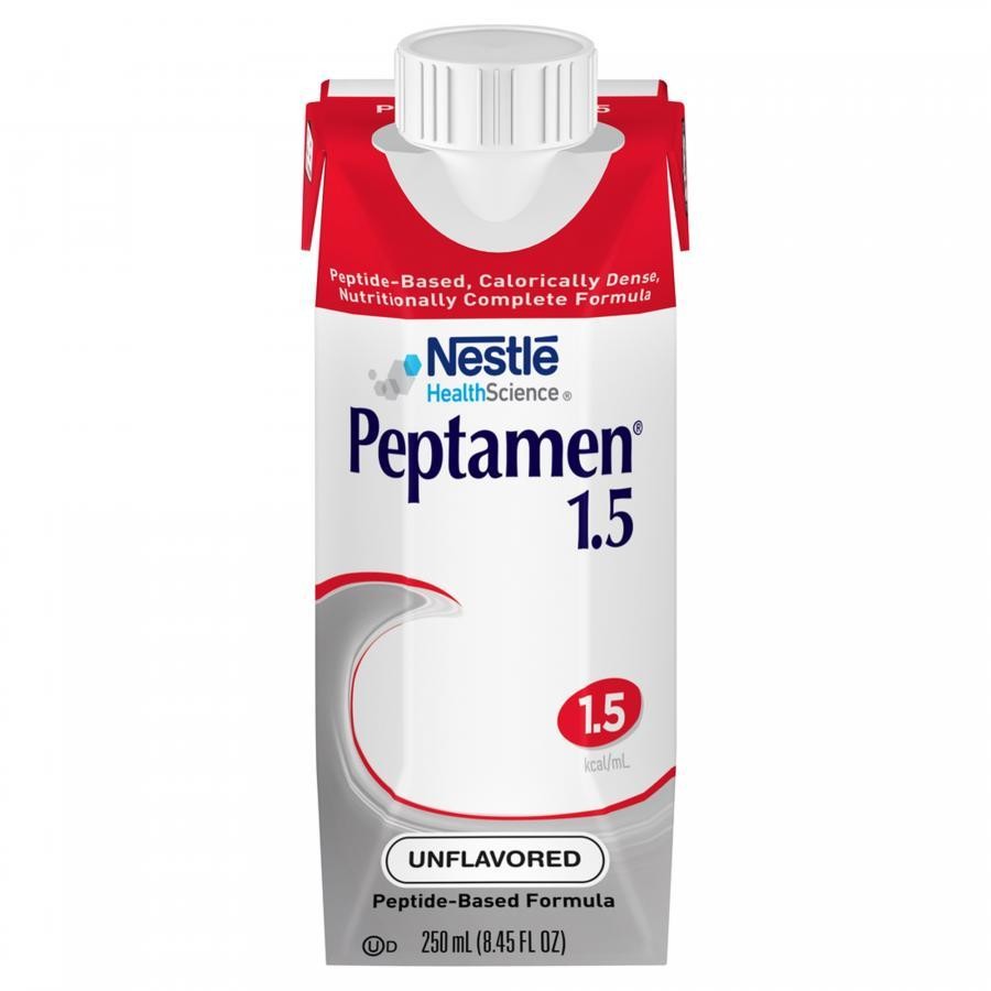 Nestle Peptamen 1.5, Unflavored, 8.45 Oz. Carton, Ready to Use, Adult, 24 Count