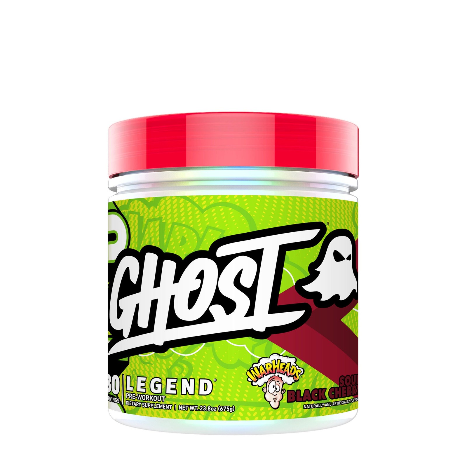LEGEND® V4 Pre-Workout – Warheads® Sour Black Cherry (30 Servings)