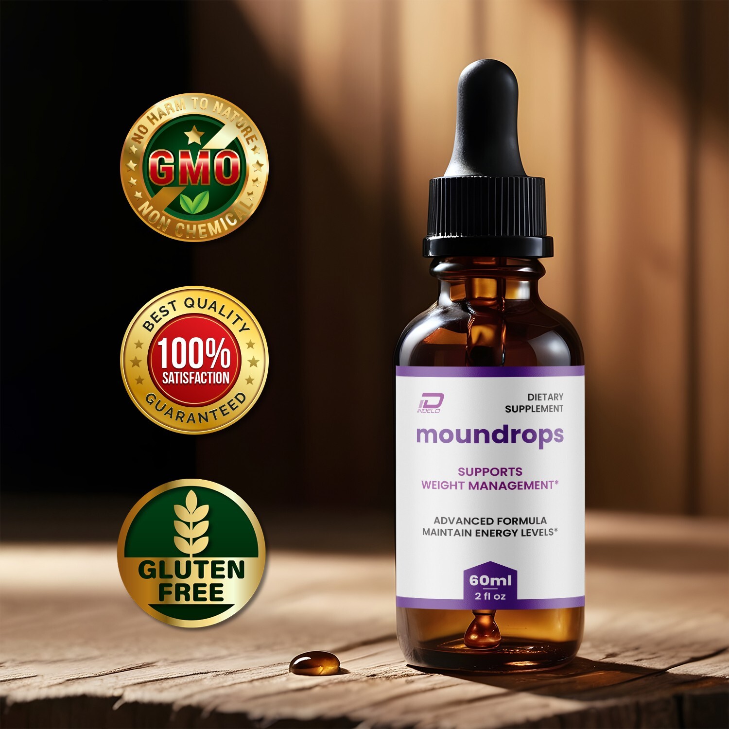 (5 Pack) Moundrops Liquid Drops – Moun drops Weight Management, Healthy Levels