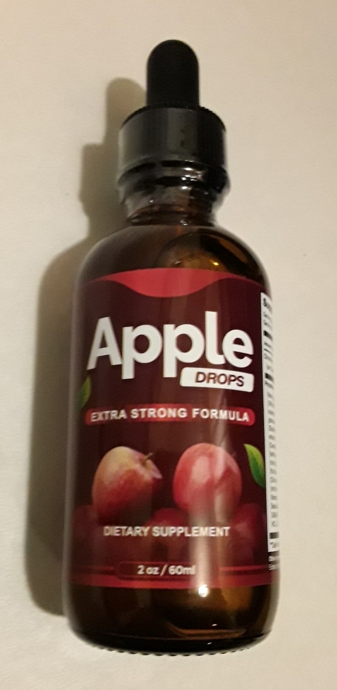 2 APPLE DROPS Extra Strong Formula Dietary Supplement 2oz Each Sealed Exp. 10/26