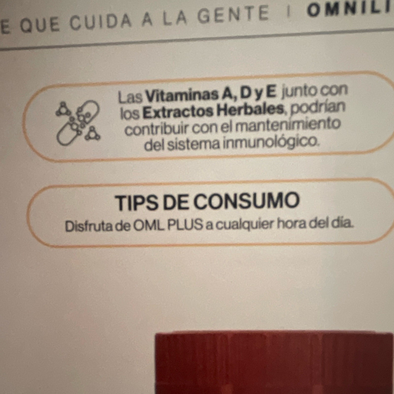 Omnilife OML Plus Gummies Orange Immune Support Vitamin & Herbal Supplement 30