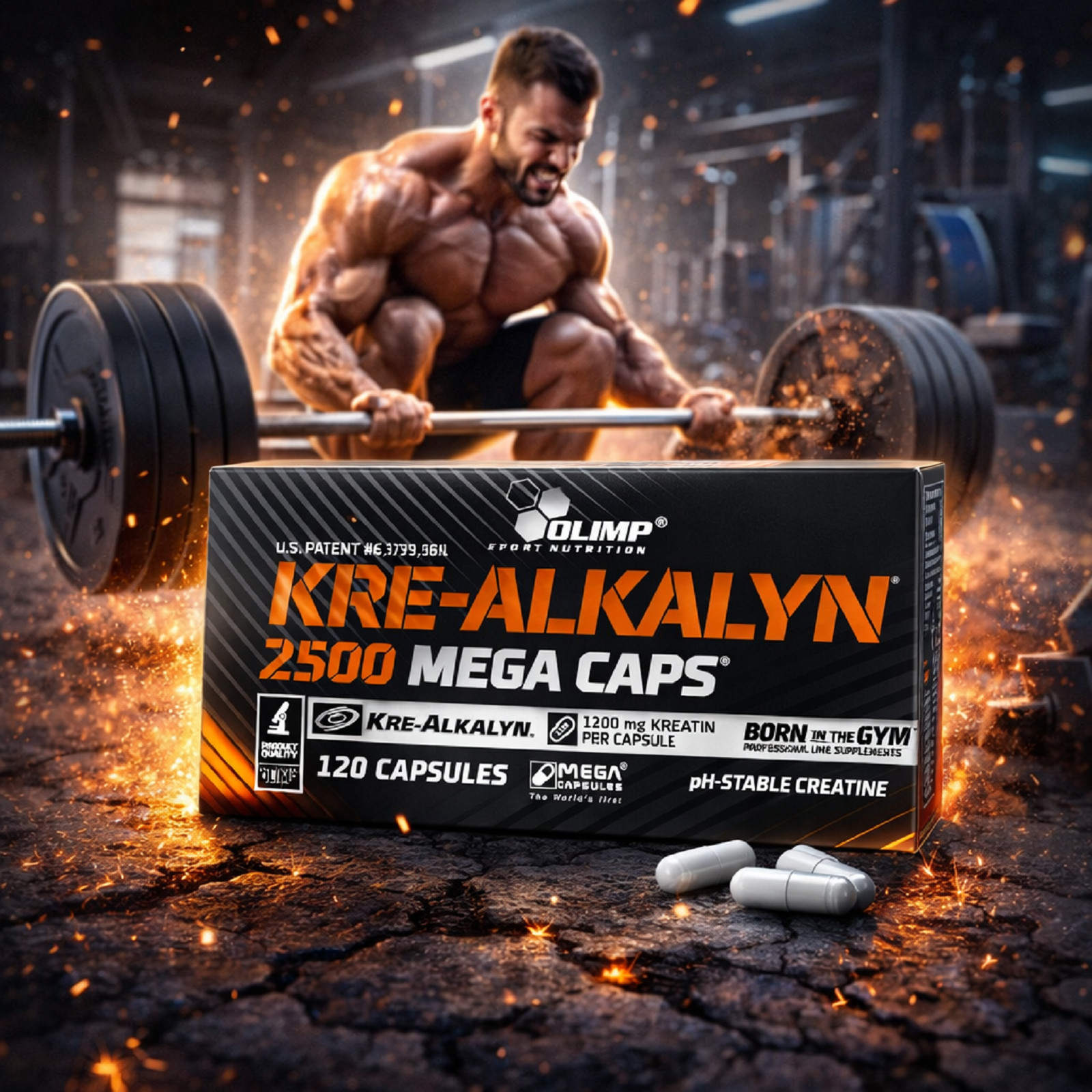 KRE-ALKALYN Mega Caps – 120-240 Caps – Muscle Power Regeneration Muscle Volume
