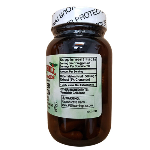 Holly Hill Health Foods Bitter Melon, 500 mg, 90 Veggie Caps