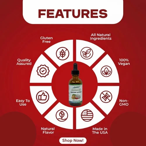 Organic Ear Health Supplement for Auditory Support Lion’s Mane Ginkgo Astragalus