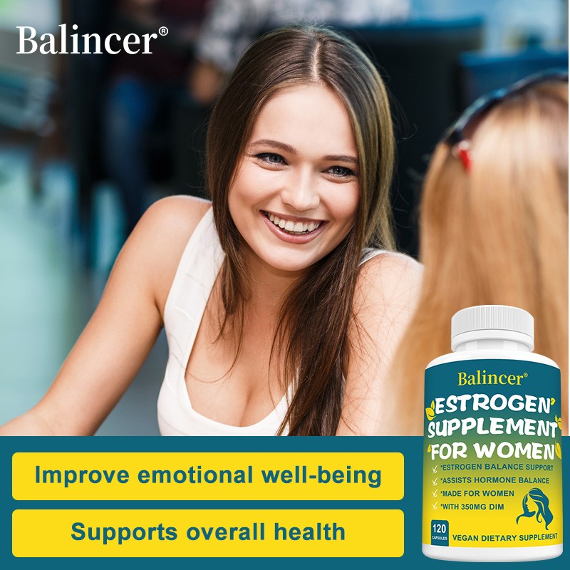 Estrogen Capsules for Women – 350mg – Menopausal Health – Mood Stabilization
