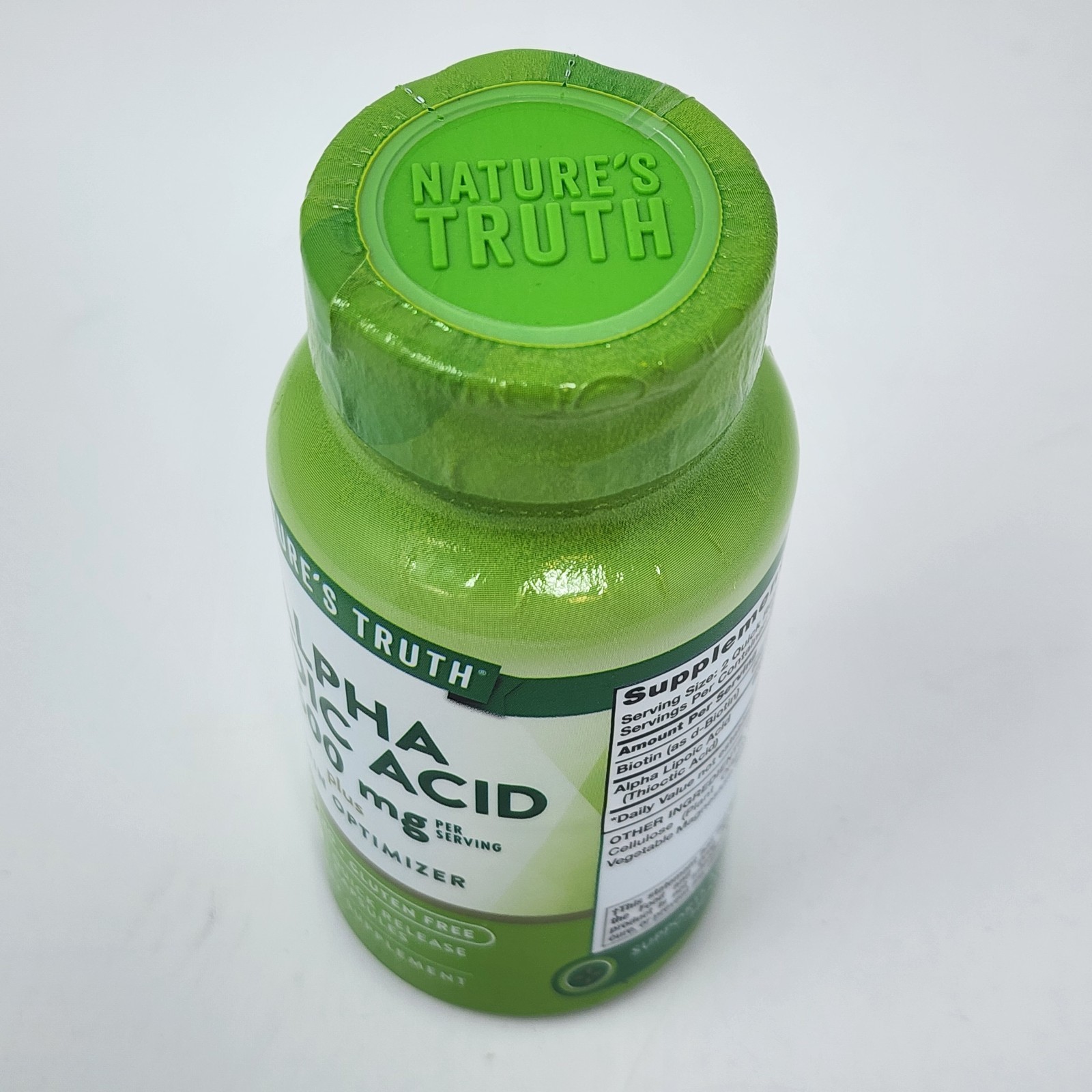 Nature’s Truth Alpha Lipoic Acid plus Biotin 60 Quick Release Capsules Exp 03/27