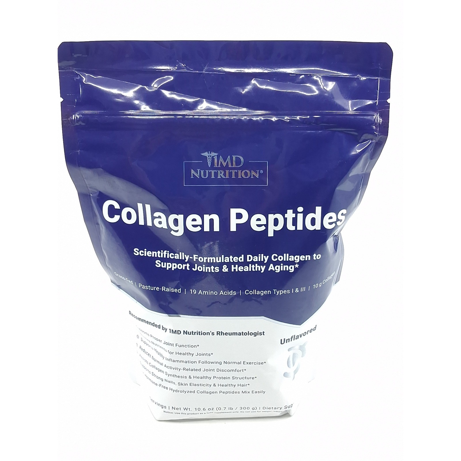 1MD Nutrition Collagen Peptides Collagen Support Joint Health & Aging EXP10/2026