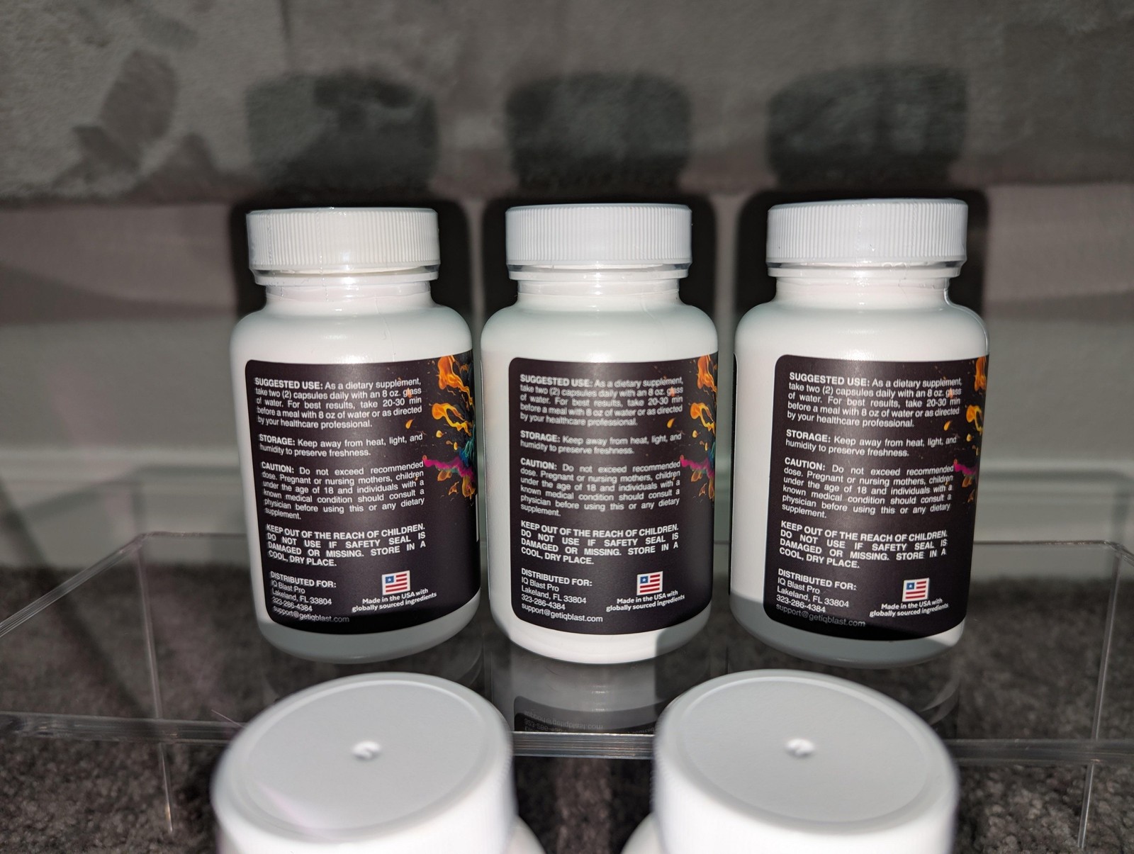 IQ Blast Pro Nootropic 60 Caps Cognitive Health Supplement 5pk New USA Exp 2027