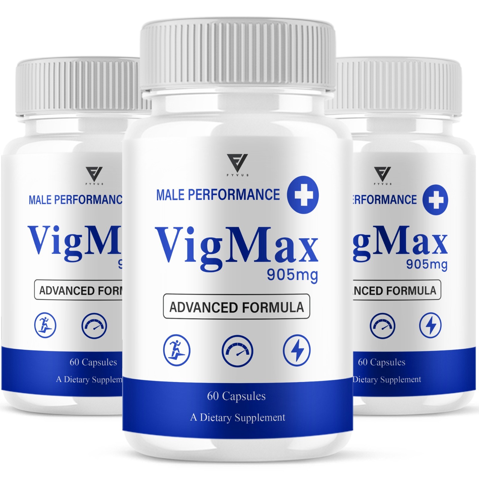 (3 Pack) Vigmax Male Capsules, VigMax Health Support (180 Capsules)