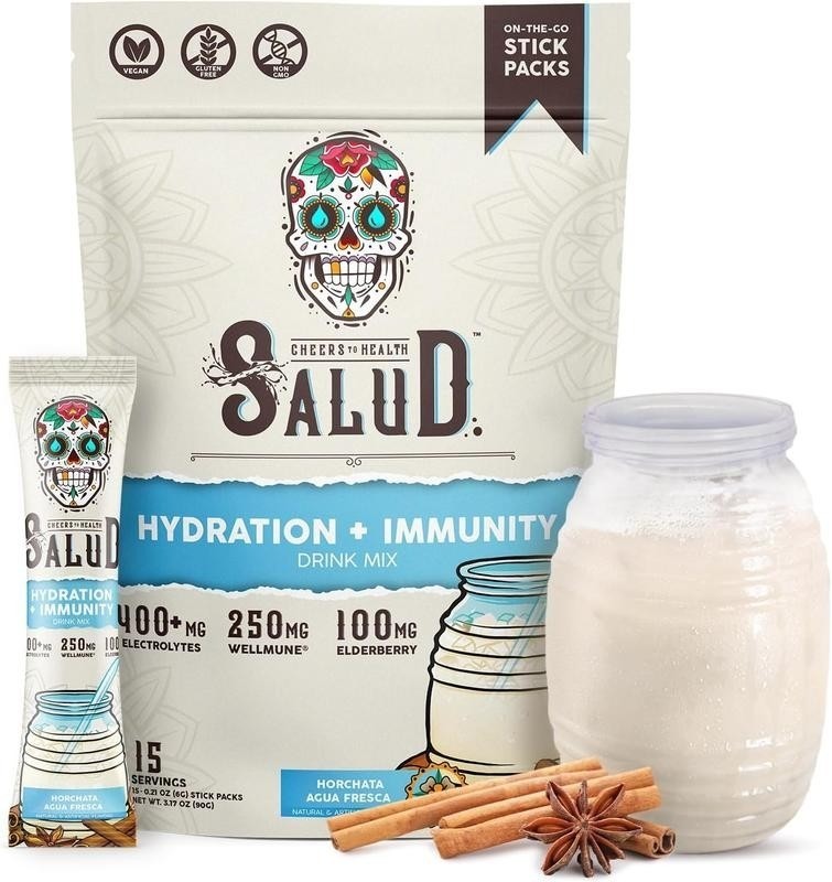 Salud Vegan Electrolyte Drink Powder Balance Hydration Boost Immune Defense