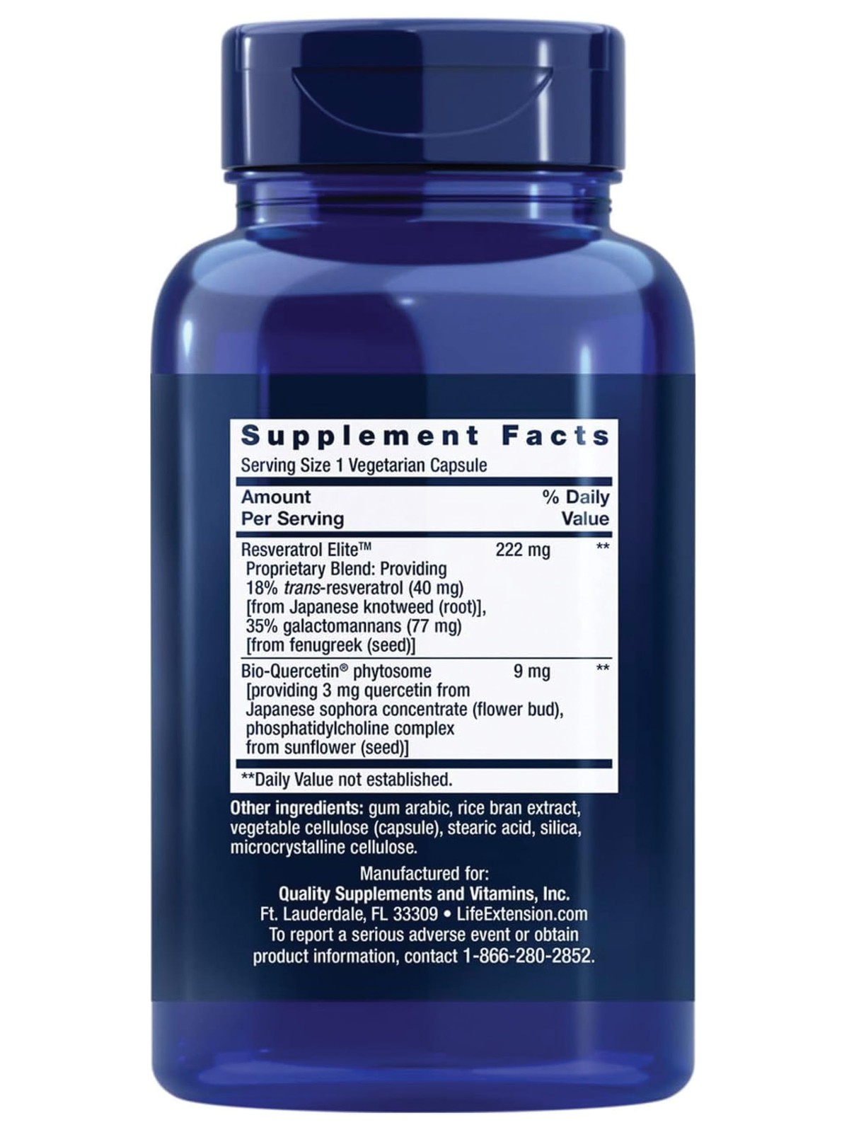 Optimized Resveratrol Elite, 60 Count (Pack of 1), Beige