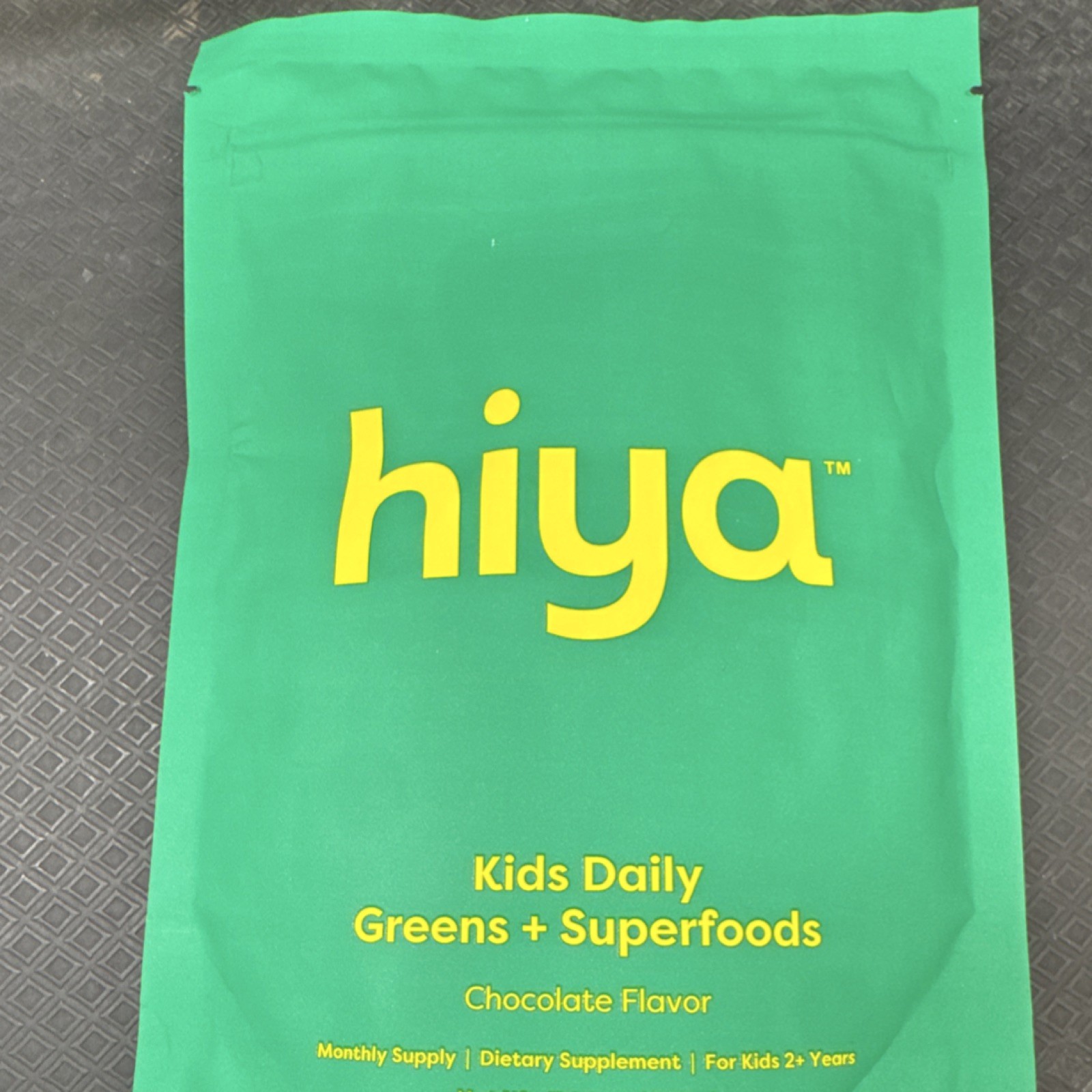hiya Kids Daily Greens + Superfoods Chocolate Powder Gluten-Free Dairy-Free