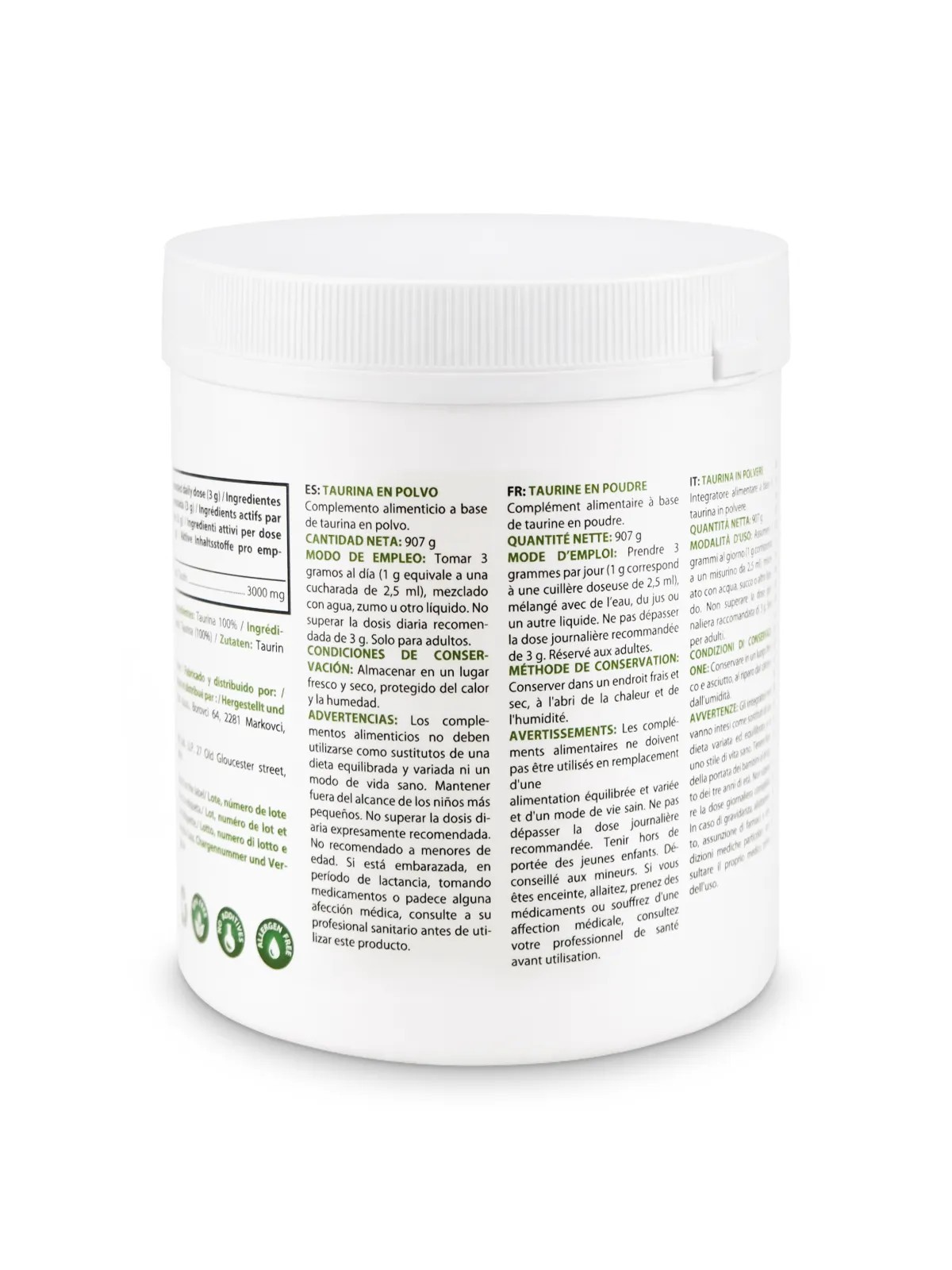 Taurine Powder 907g