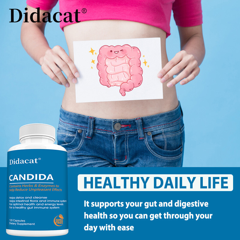 Candida Cleanse Capsules – Improve intestinal flora, detoxify and cleanse