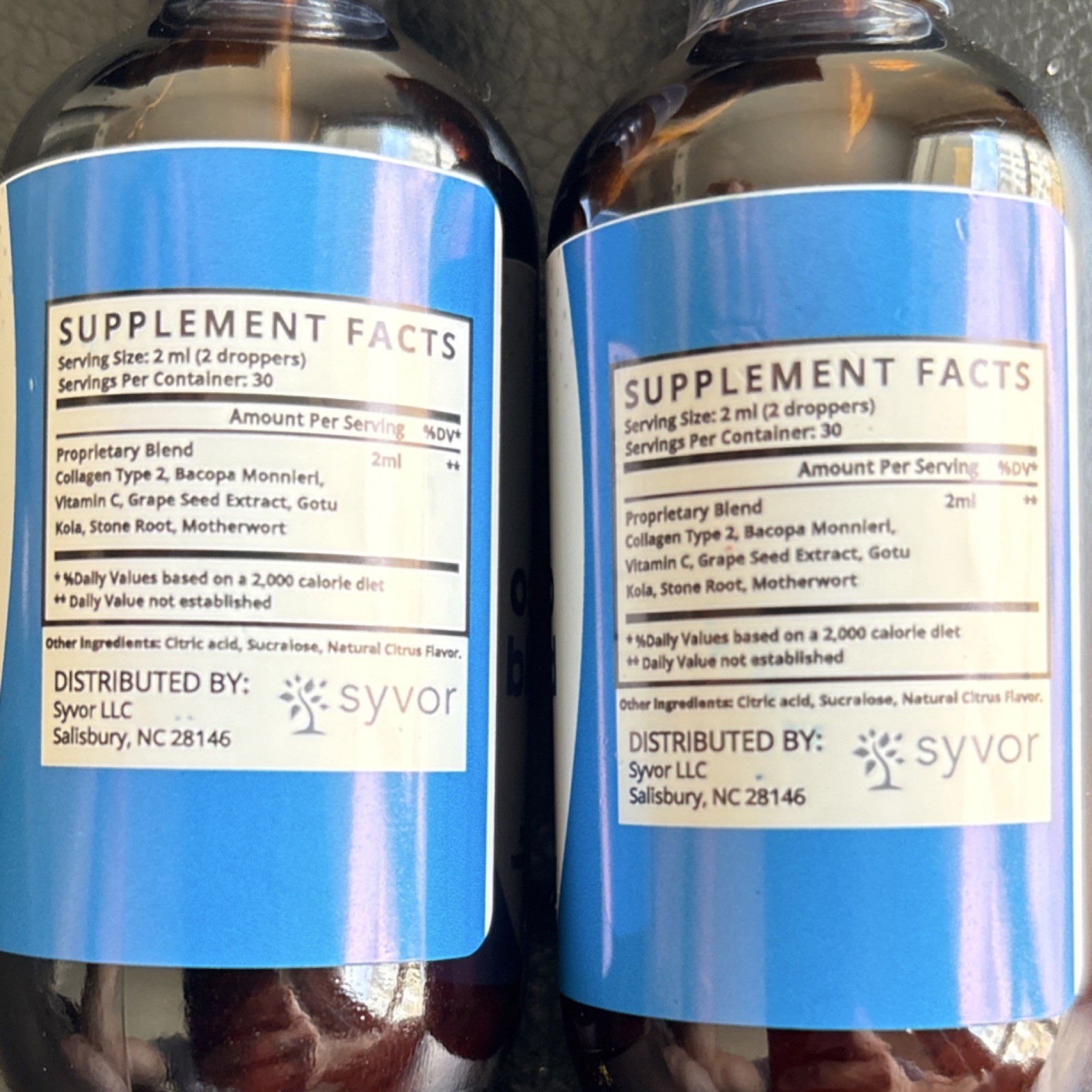 Syvor Glyco Shield Dietary Supplement Liquid 60ml 2oz 2 bottles