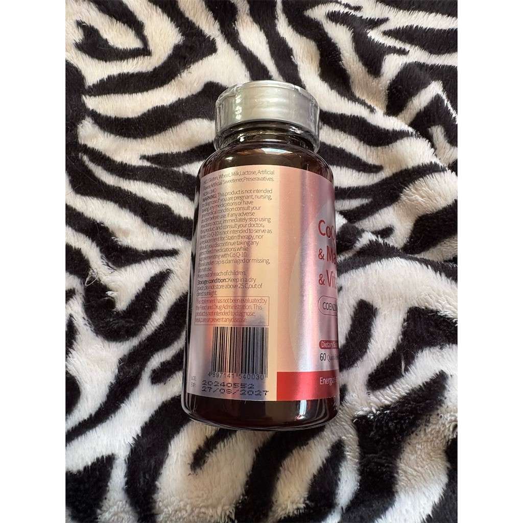 Josend CoQ-10 Magnesium Vitamin C Dietary Supplement 60 Quick Release