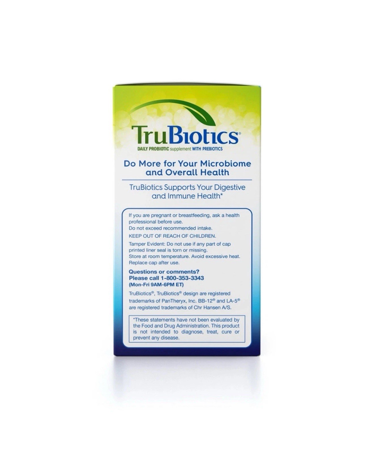 One A Day TruBiotics Probiotic Supplement Vegetarian Capsules 30 Count Pack of 1