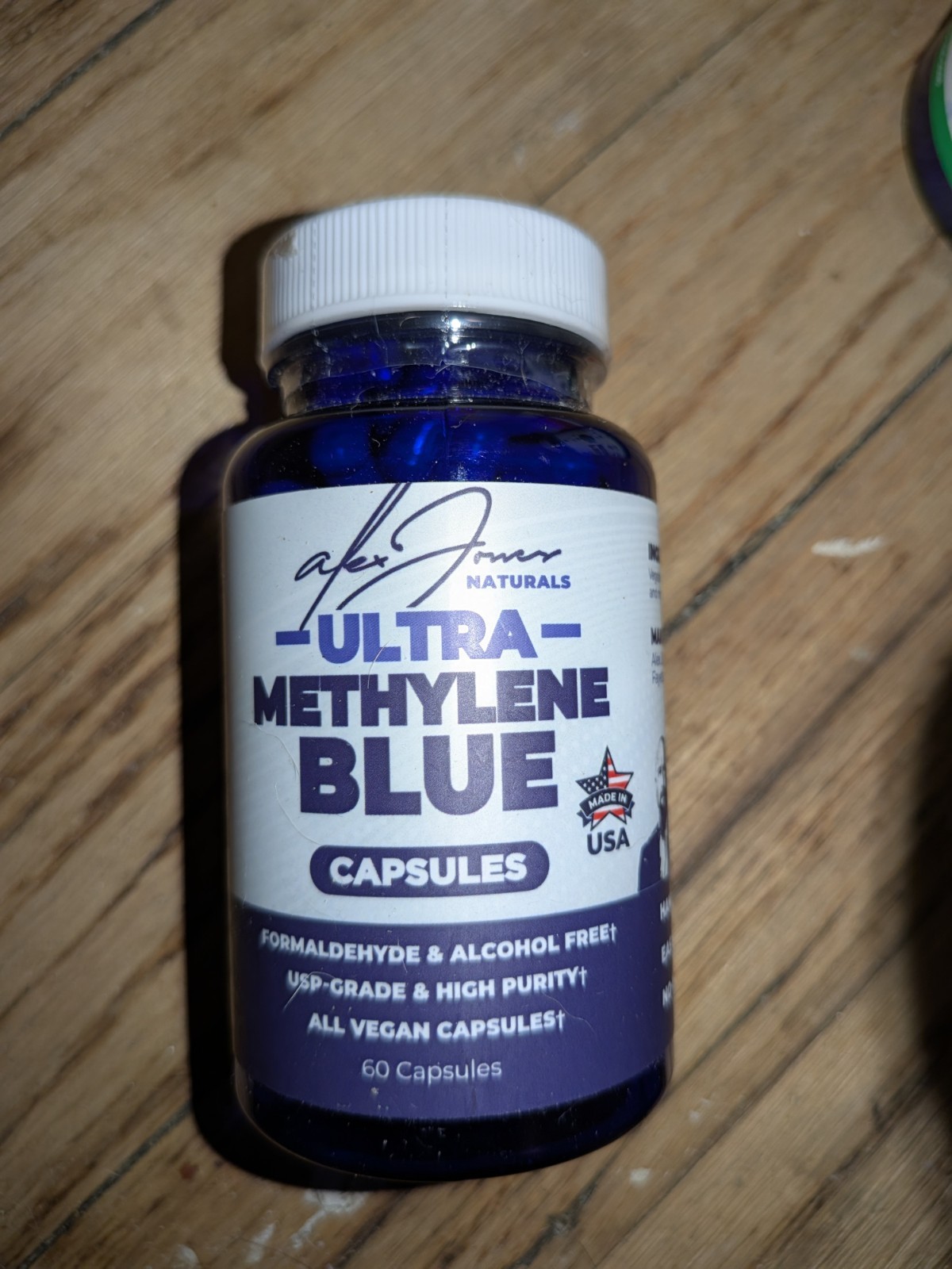 Alex Jones Optimal Human Ultra Blue,60 Vegan Capsules