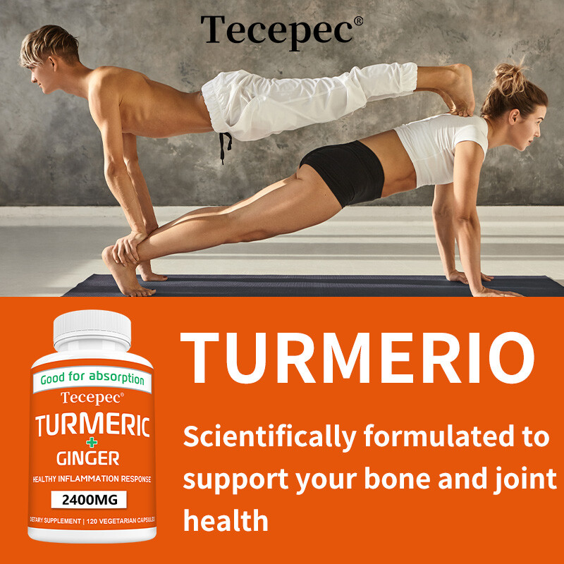 TURMERIC 95% CURCUMIN 2400mg EXTRACT GINGER BLACK PEPPER ANTIOXIDANT BEST