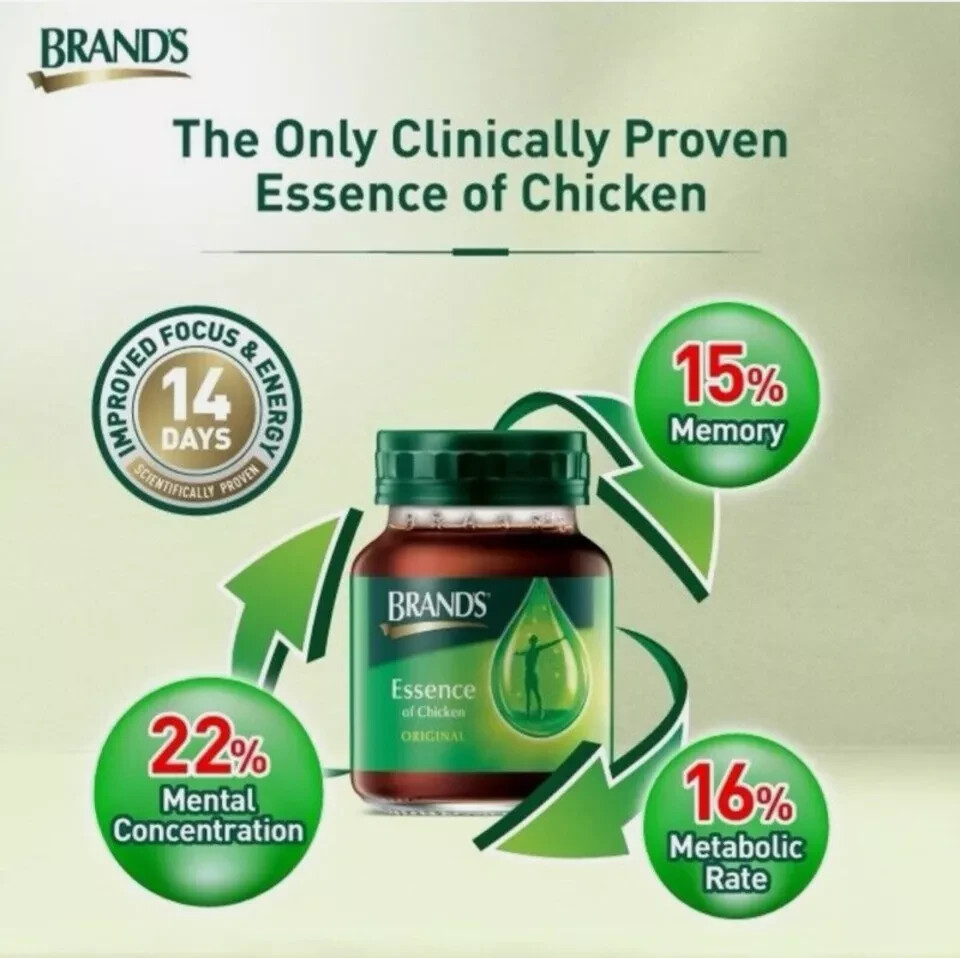 3x BRAND’S Essence of Chicken Original 70g x 30 for Brain and Energy FAST SHIP