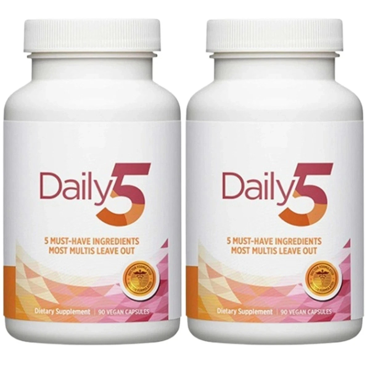 Doctors’ Daily5 2Pcs Preferred Dietary Supplement, 90 Vegan Capsules