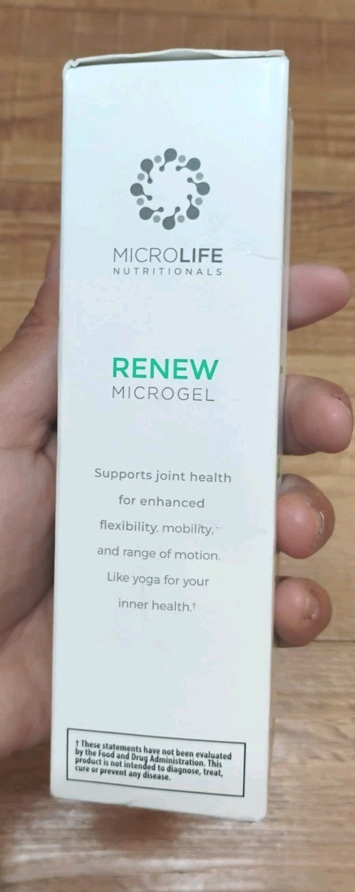 NEW! Microlife Renew Microgel by Vasayo Advanced Inflammatory Support 2fl oz