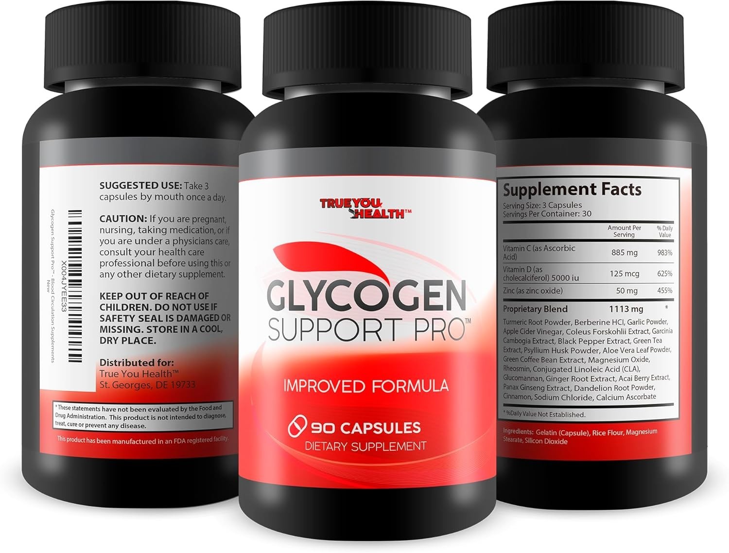 GLYCOGEN SUPPORT PRO, SUGAR CLEANSE DETOX CIRCULATION VEIN SUPPORT BLOOD BALANCE