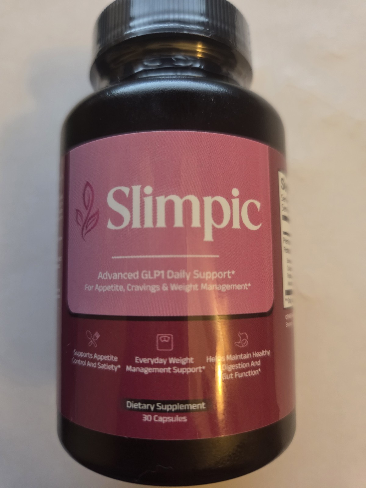 SlimPic Advanced Daily Support Dietary Supplement 30 Capsules