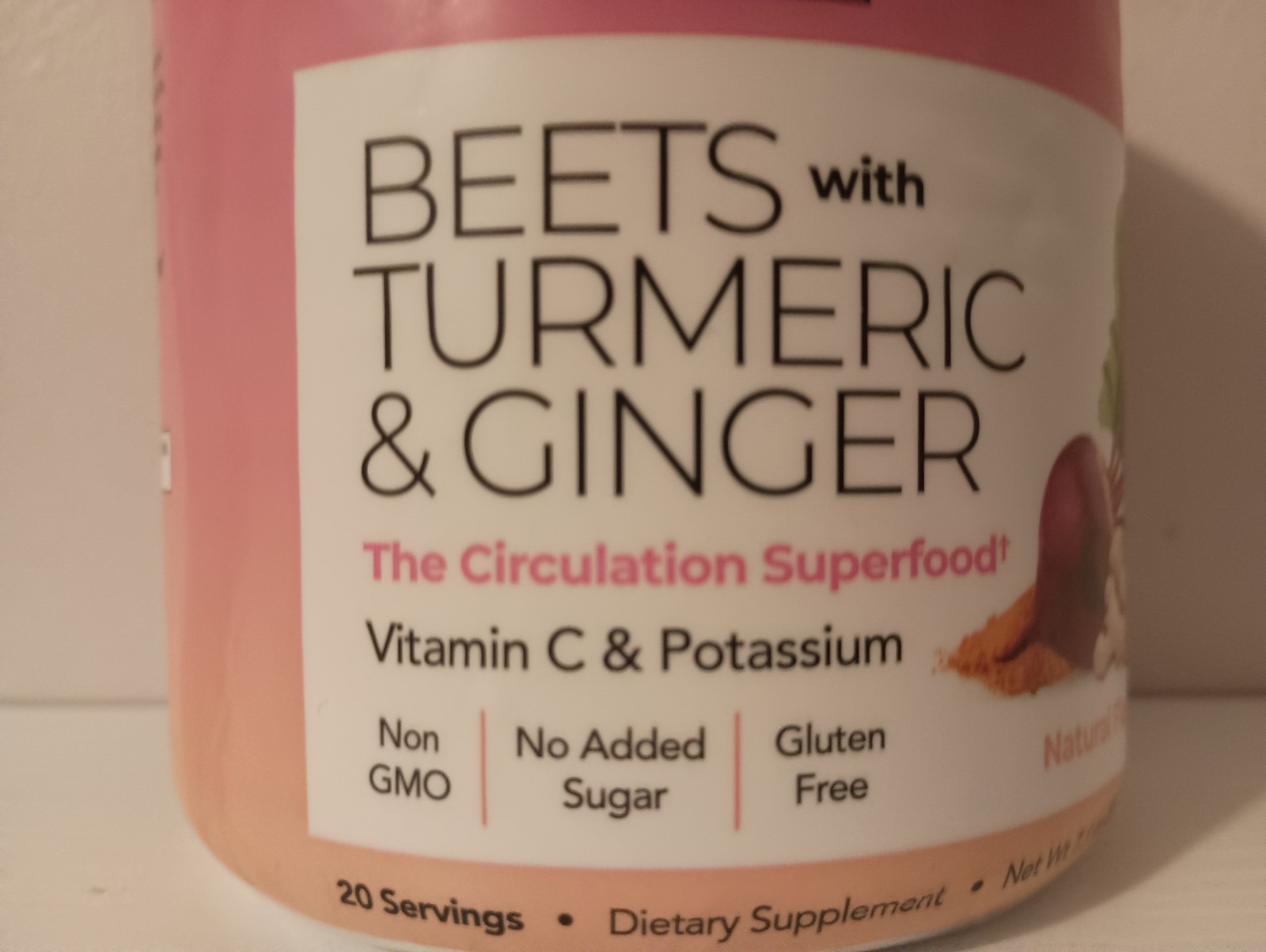 Rx Select® Beets with Turmeric and Ginger Dietary Supplement 7.1 oz 09/2028