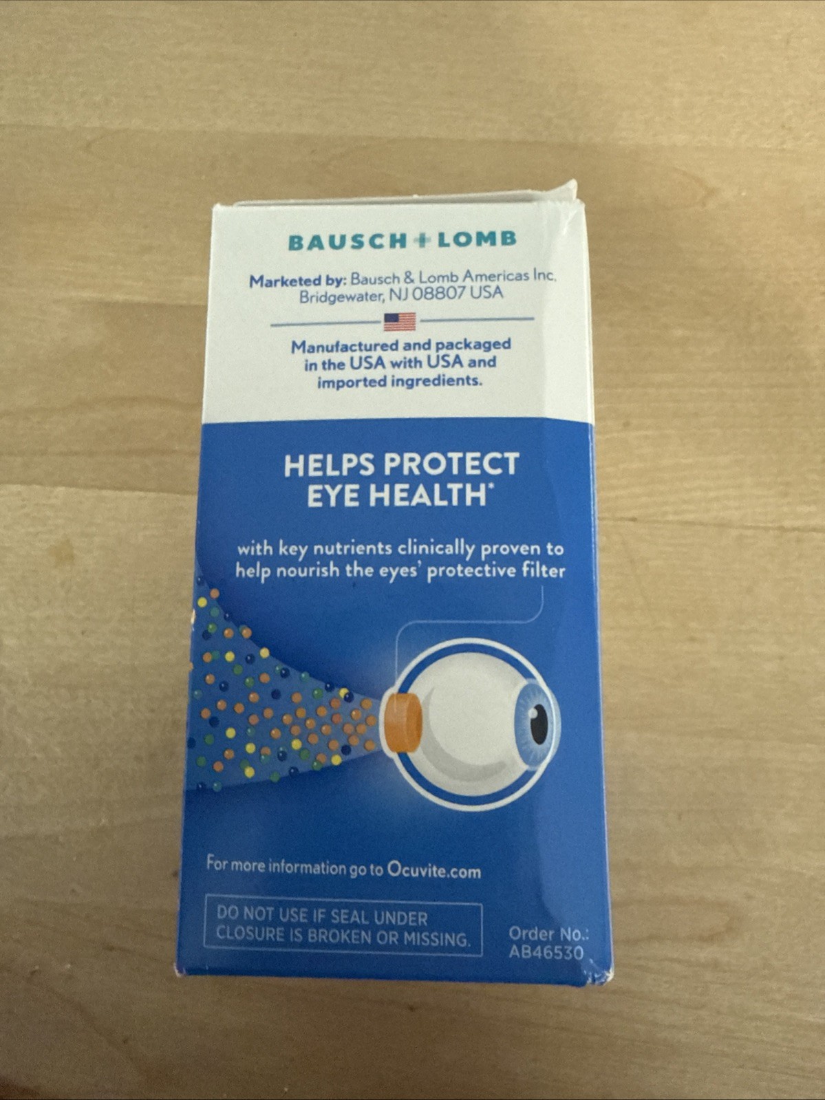 Bausch + Lomb Ocuvite Adult 50+ Eye Health Vitamin Supplement 50ct |EXP 10/2027