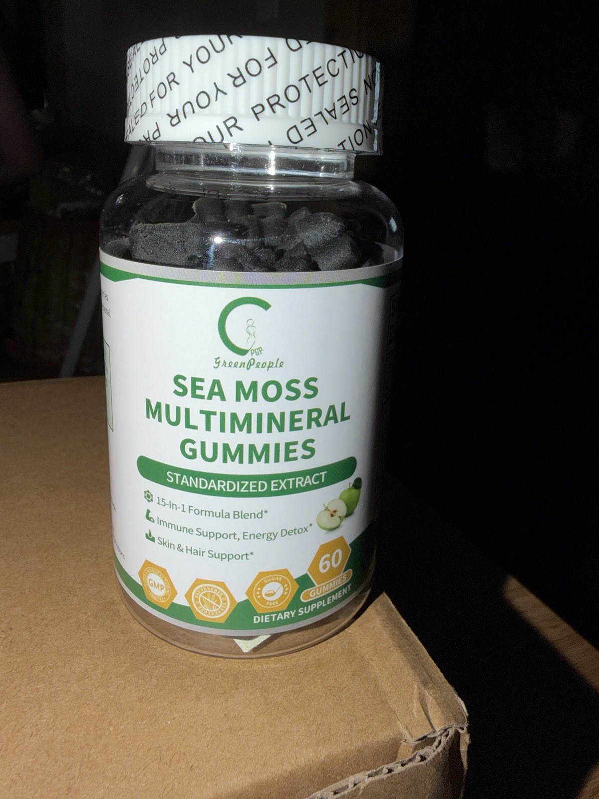 GreenPeople Sea Moss Multimineral Gummies 60 Ct + Herbavita Drops 2 fl oz