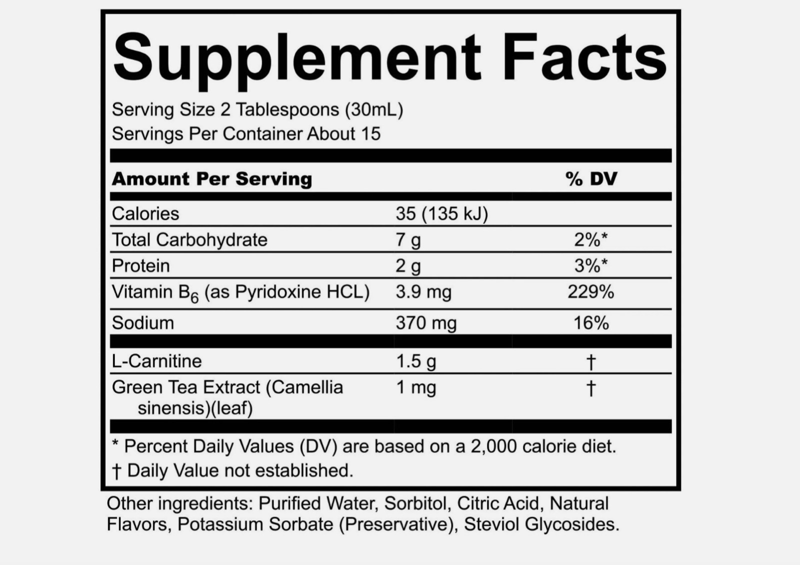 Nutriplus Liquid L-Carnitine Plus Green Tea & B6, Peach & Apple Flavor