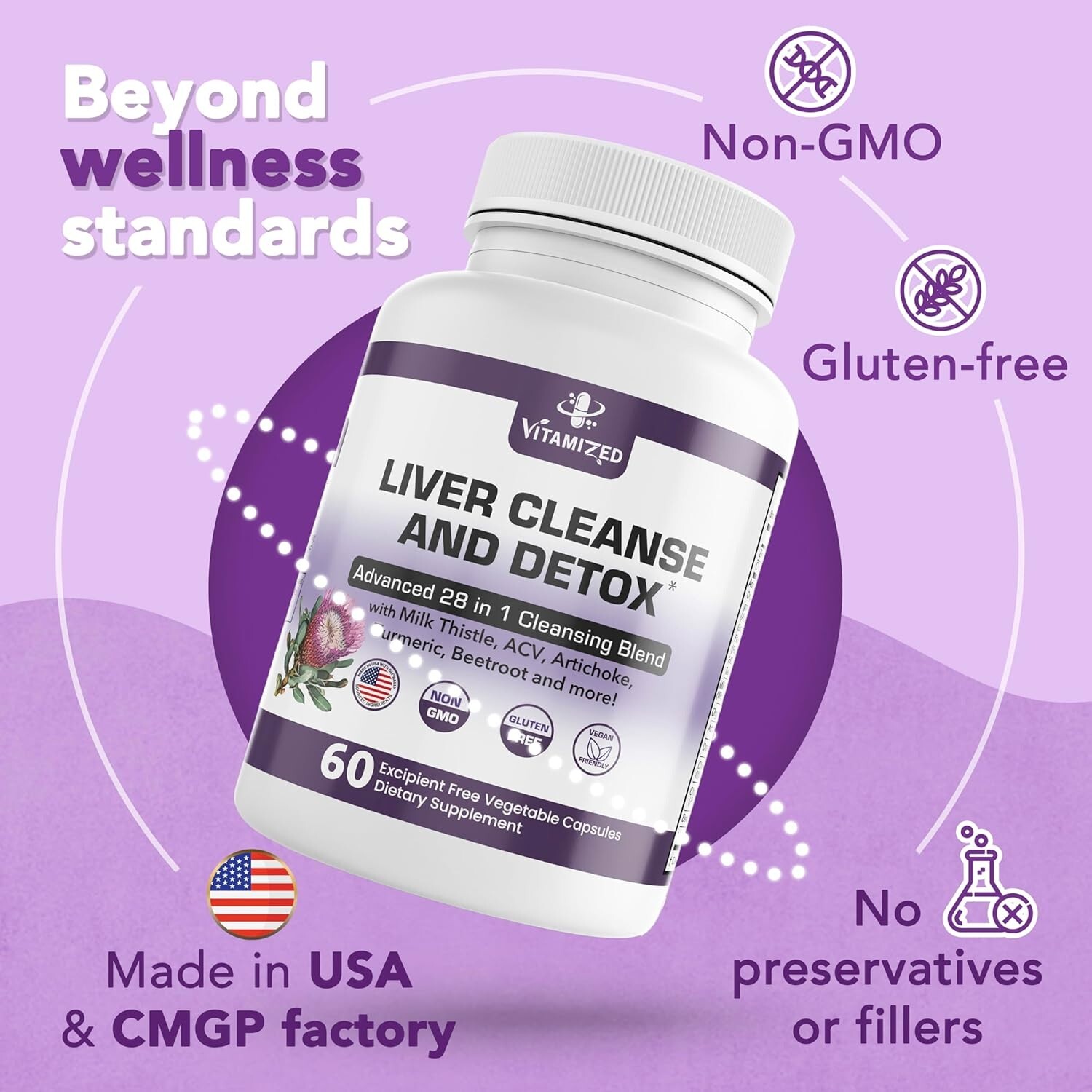 Liver Cleanse & Detox Advanced 28 in 1 Cleansing Blend