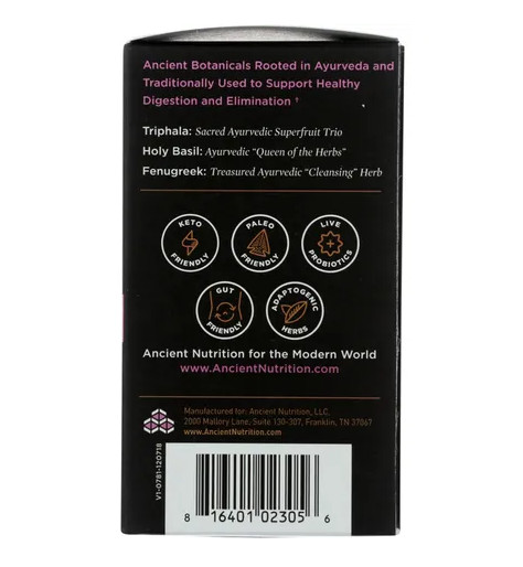 Ancient Nutrition Probiotics Women’s Once Daily 25 Billion CFU 30 Caps 3/26 NEW