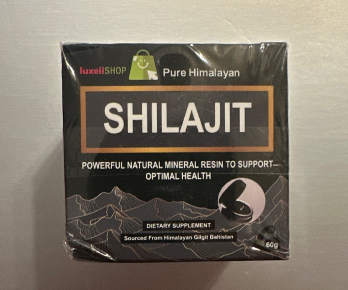 LuxeiiSHOP Pure Himalayan Shilajit Resin Supplement 500mg 120 Servings 60g