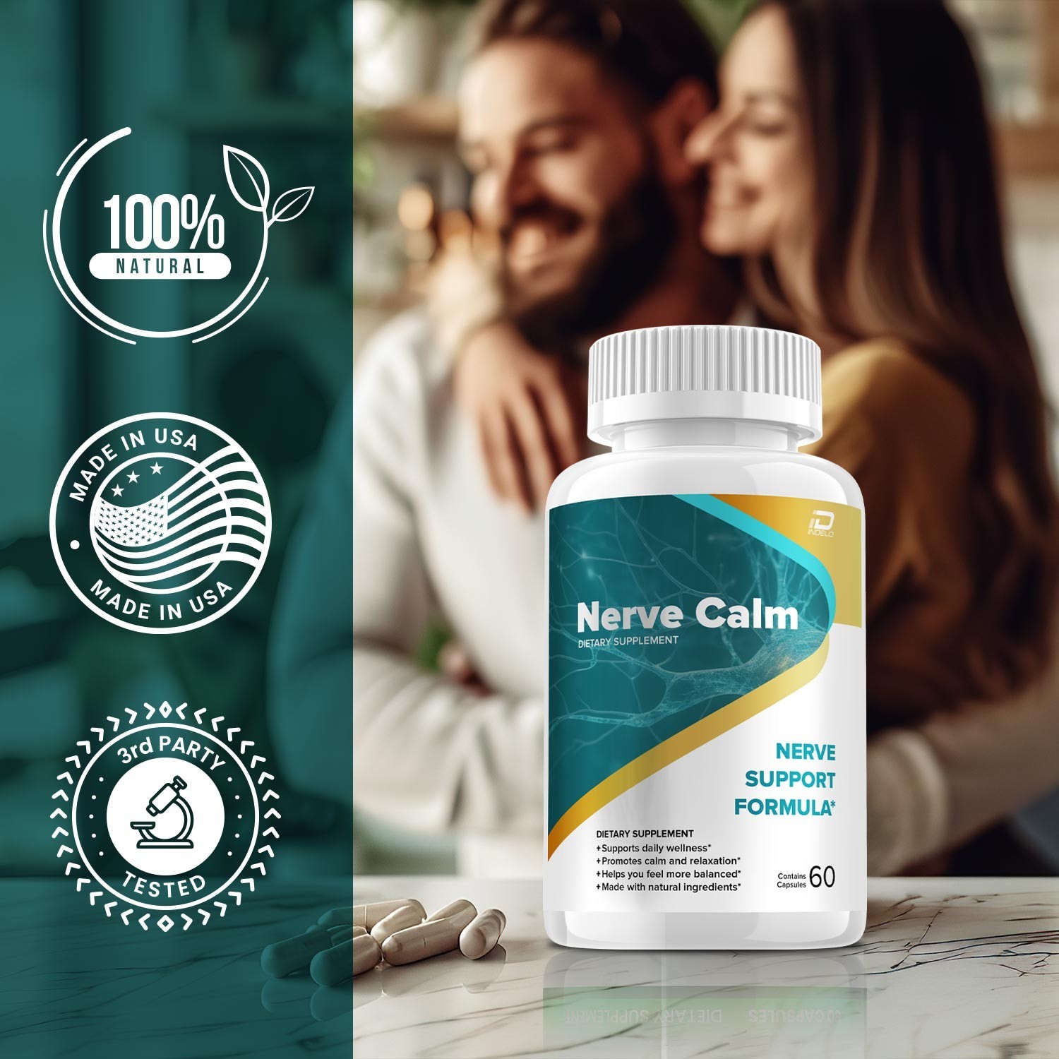 (2 Pack) Nerve Calm Capsules – NerveCalm All Natural Glycogen Support