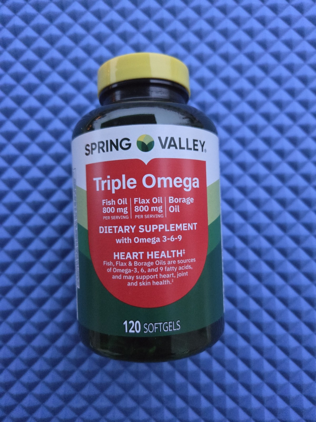Spring Valley Omega 3, 6 , 9. Heart Health Exp 02/2028
