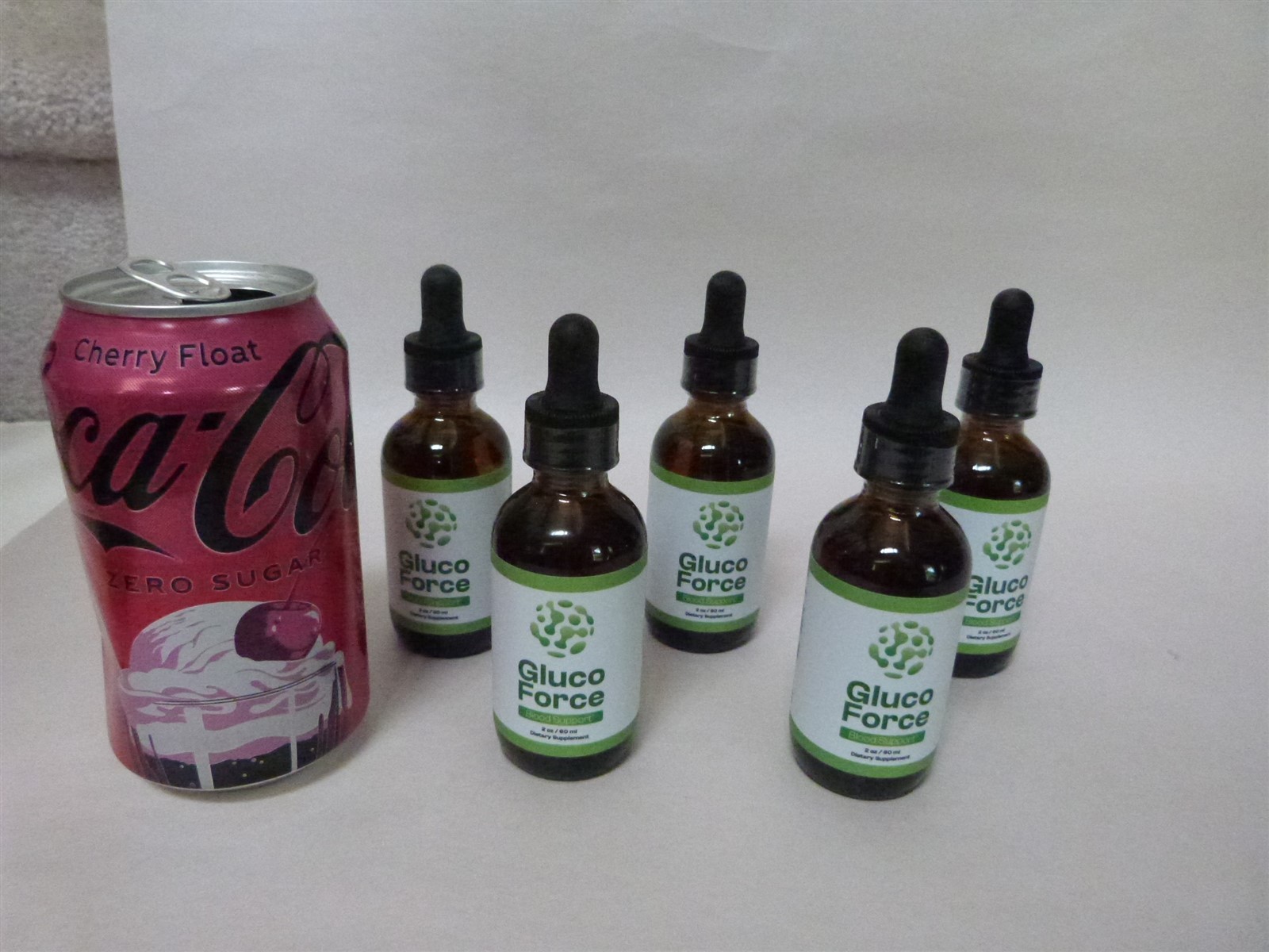 5 NEW Bottles GLUCO FORCE Blood Support Dietary Supplement 2oz (10 Total) 01/27