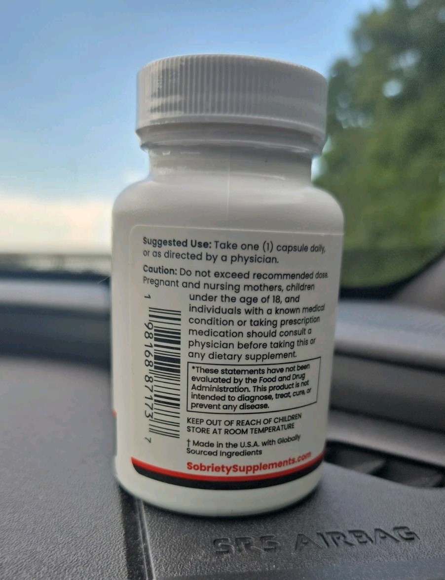 SOB+R | Sobriety Supplement | Designed for a Consistent, Alcohol-Free Lifestyle