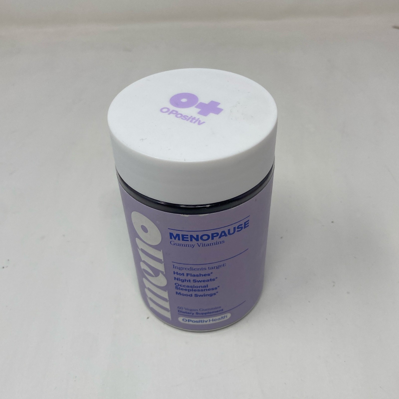 O Positiv MENO Menopause Gummies, Berry, Purple, 60 Gummies (EXP 7/2026)