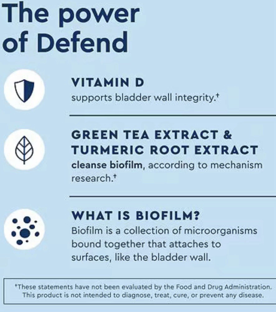 Uqora Defend 2 Dietary Supplement Capsules Exp 2027+