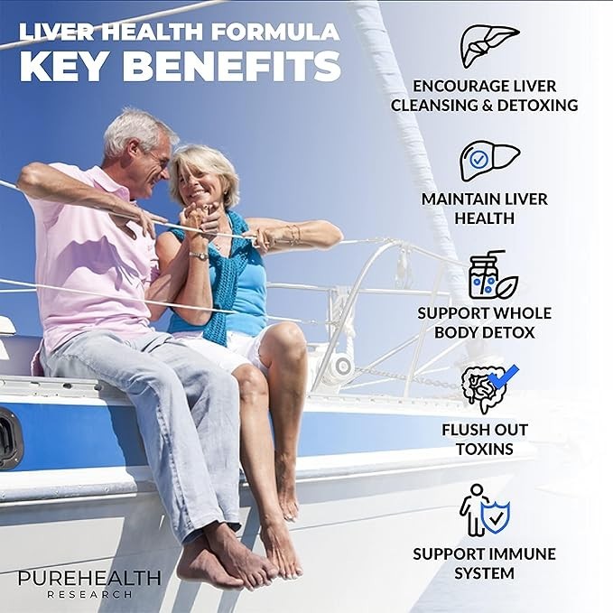 Liver Health Formula for Detox, Weight Management by PureHealth Research