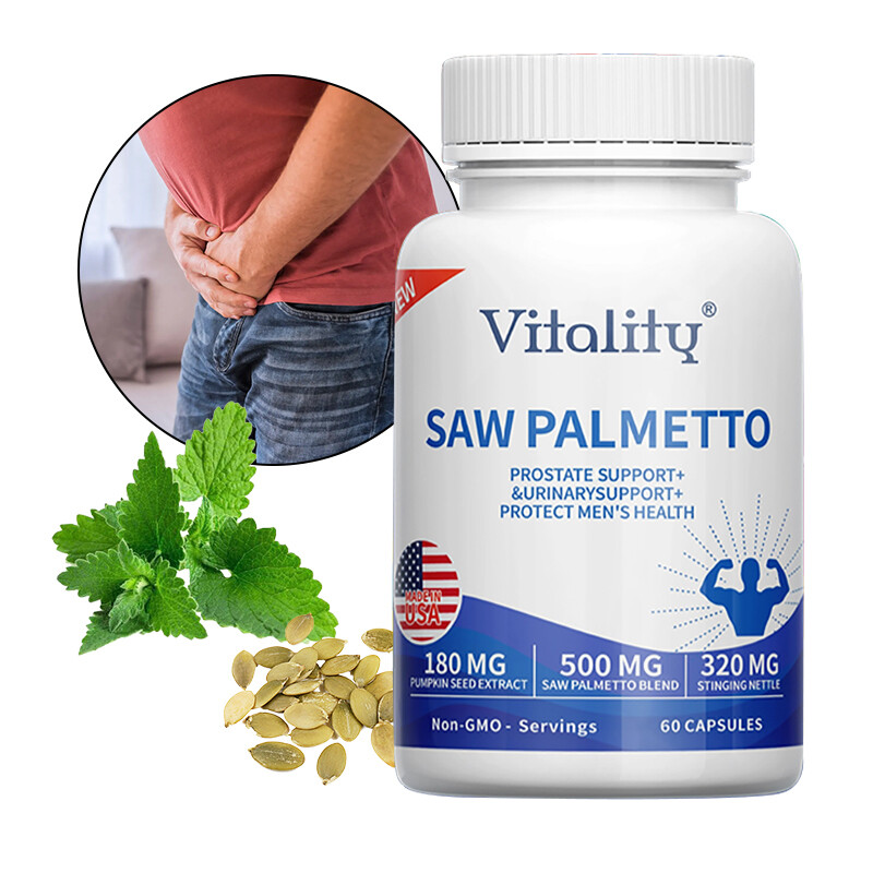 SAW PALMETTO PROSTATE SUPPORT&URINARYSUPPORT+ PROTECT MEN’S HEALTH