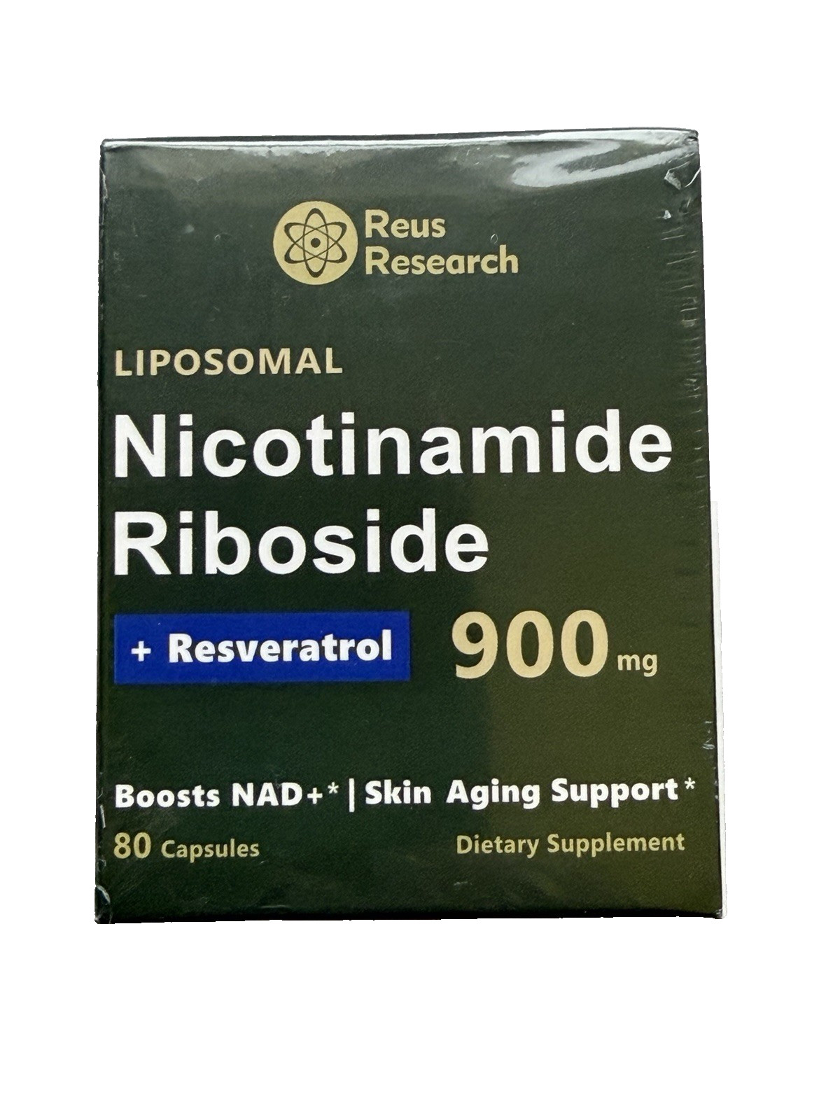Skin Aging Support & Energy Liposomal Nicotinamide Riboside 900mg Boosts NAD+