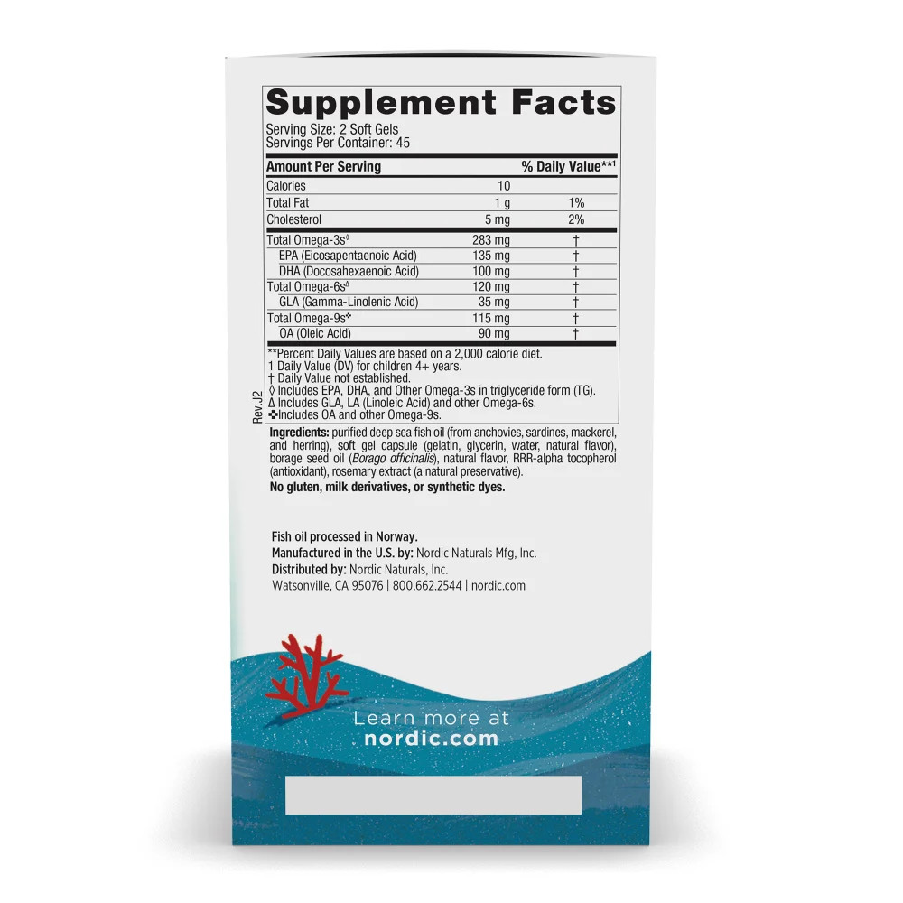 Nordic Naturals Complete Omega Junior-Supports Overall Health and Wellness 90 Ct
