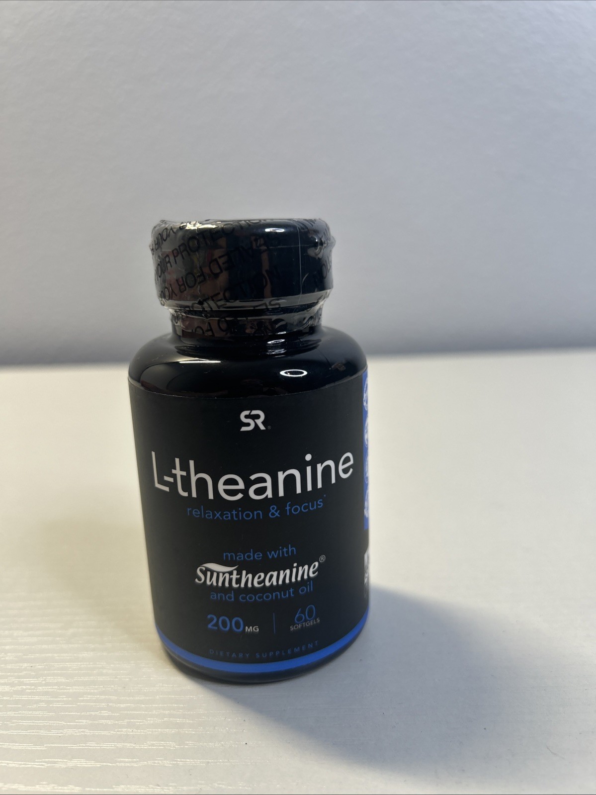 Sports Research L-theanine 200mg (60 Softgels) EXPIRED 7/2023