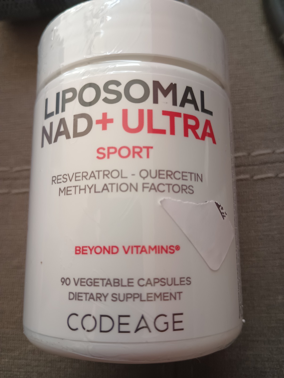 Sport, Liposomal NAD+ ULTRA Sport, 90 Vegetable Capsules 8/28