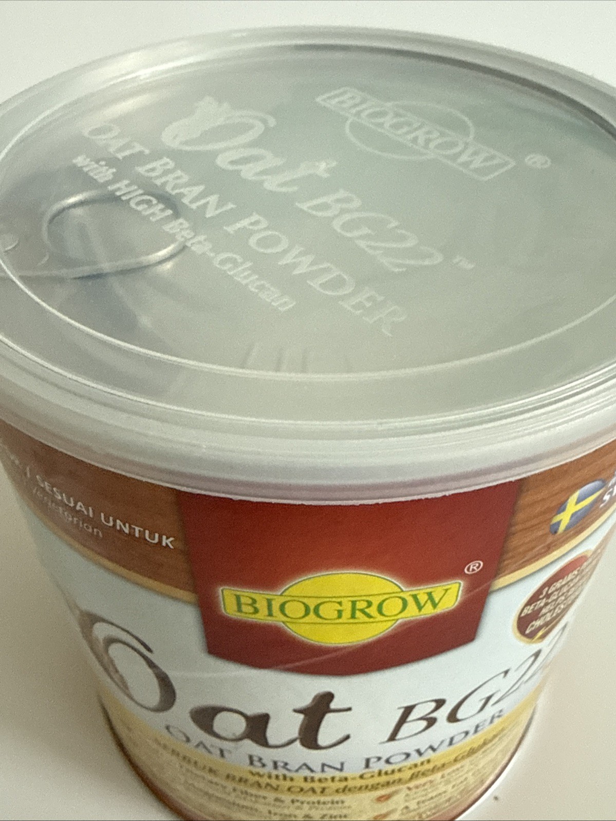 Biogrow Bg22 Oat Beta Glucan Powder 480G, Ships from USA